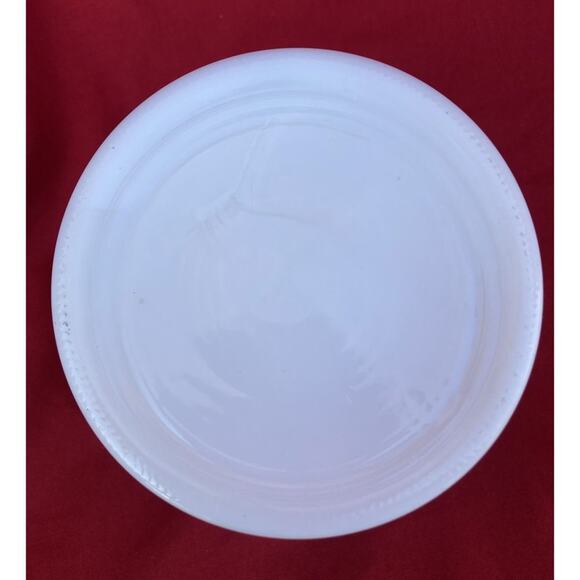 Vintage Randall Milk Glass Jardinere Block Pattern VASE Planter 4 3/8" x 4 5/8" - Picture 9 of 13